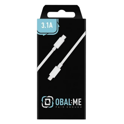 OBAL:ME FAST CHARGE USB-C to LIGHTNING CABLE 1M - WHITE