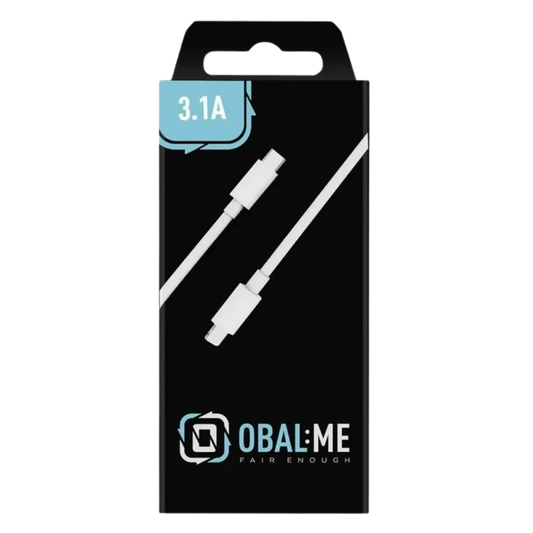 OBAL:ME FAST CHARGE USB-C to LIGHTNING CABLE 1M - WHITE