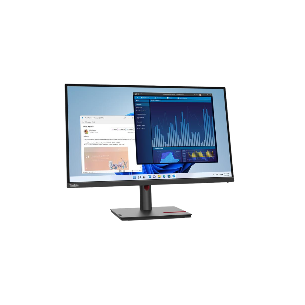 Lenovo ThinkVision T27p-30 skjár 27" 4K 3840x2160 USB- C/DP/HDMI/Ethernet