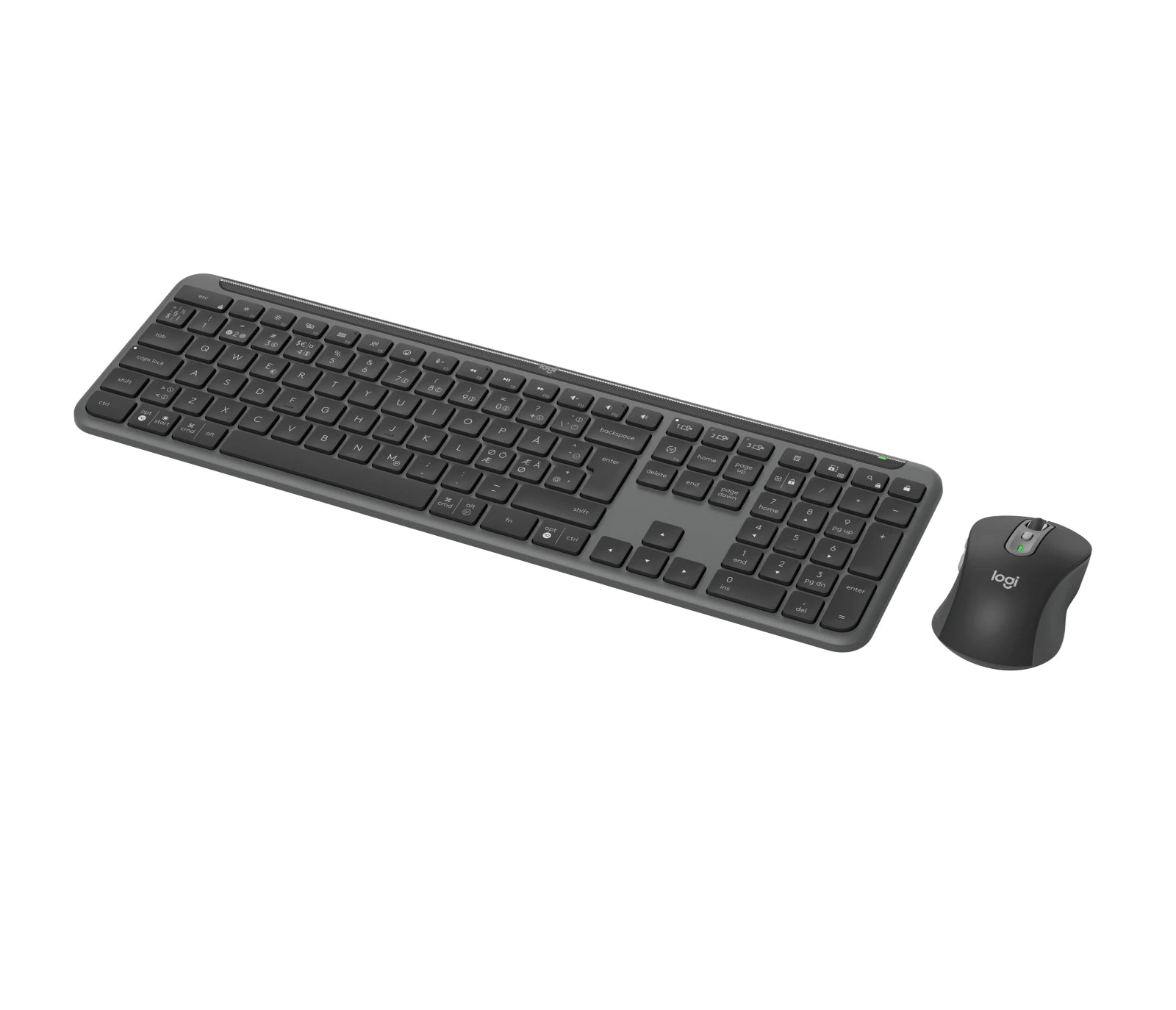 Logitech Signature Slim MK950 Lyklaborð og mús - Nordic