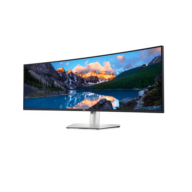 Dell UltraSharp 49" WQHD+ USB-C sveigður