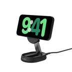 Belkin BoostCharge 2in1 15W þráðlaus hleðslustandur svartur