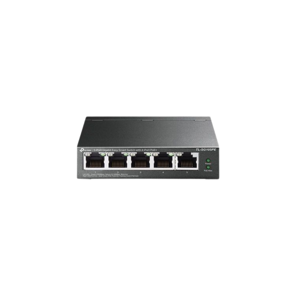 TP-Link Switch PoE 5port TL-SG105PE m 4xPoE Smart