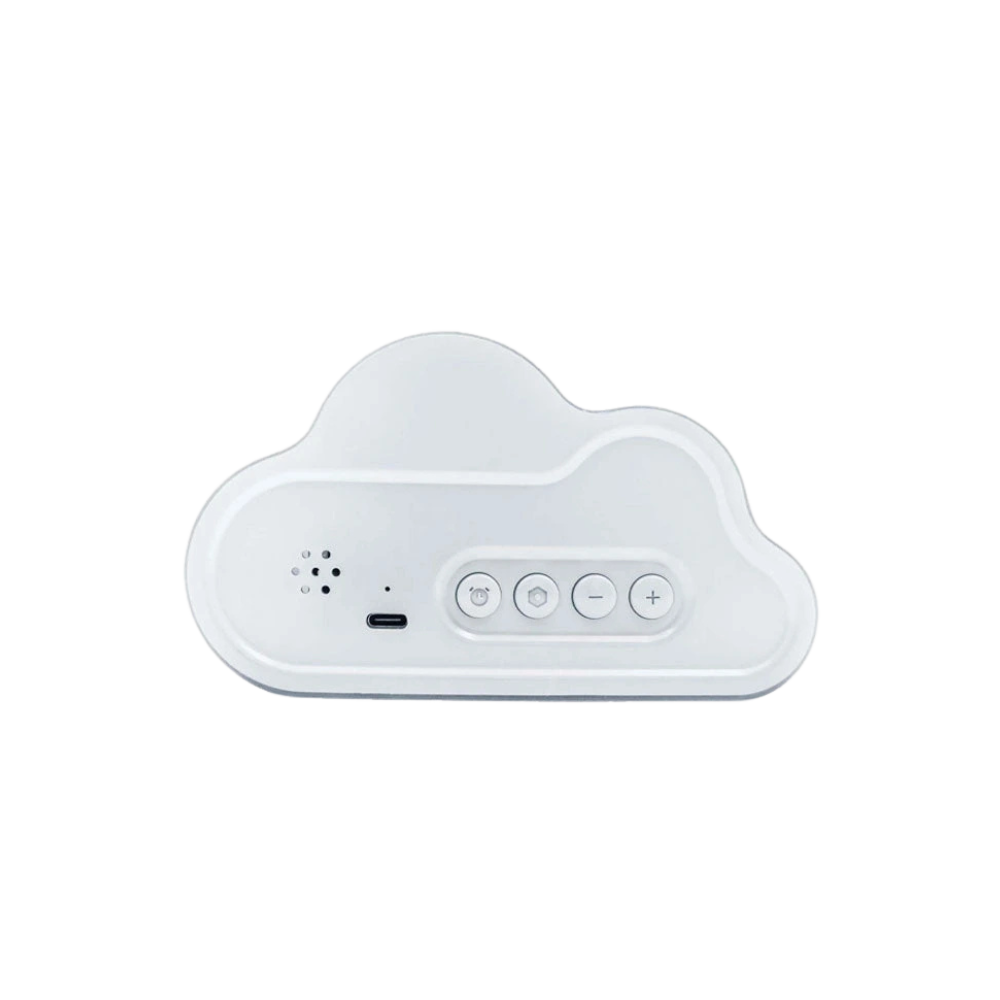 Lalarma cloud vekjaraklukka - Hvít