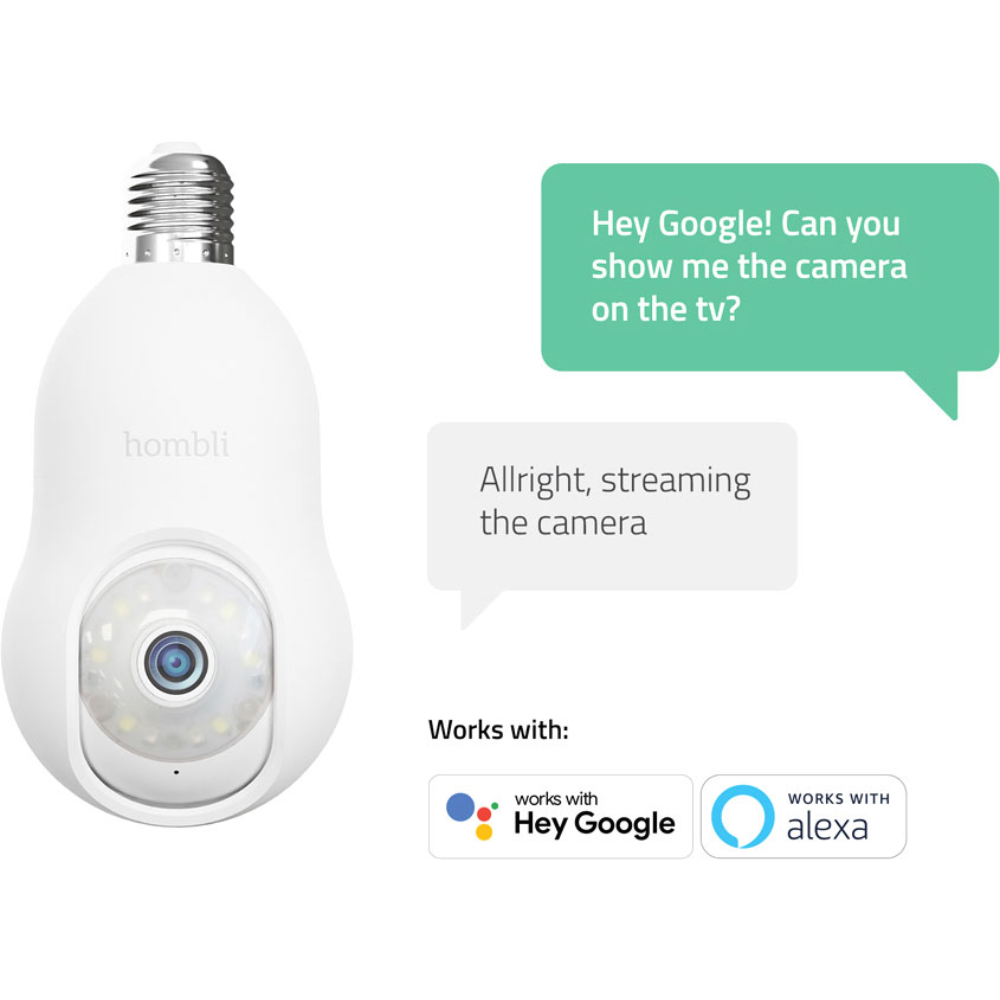 Hombli Smart Bulb Camera