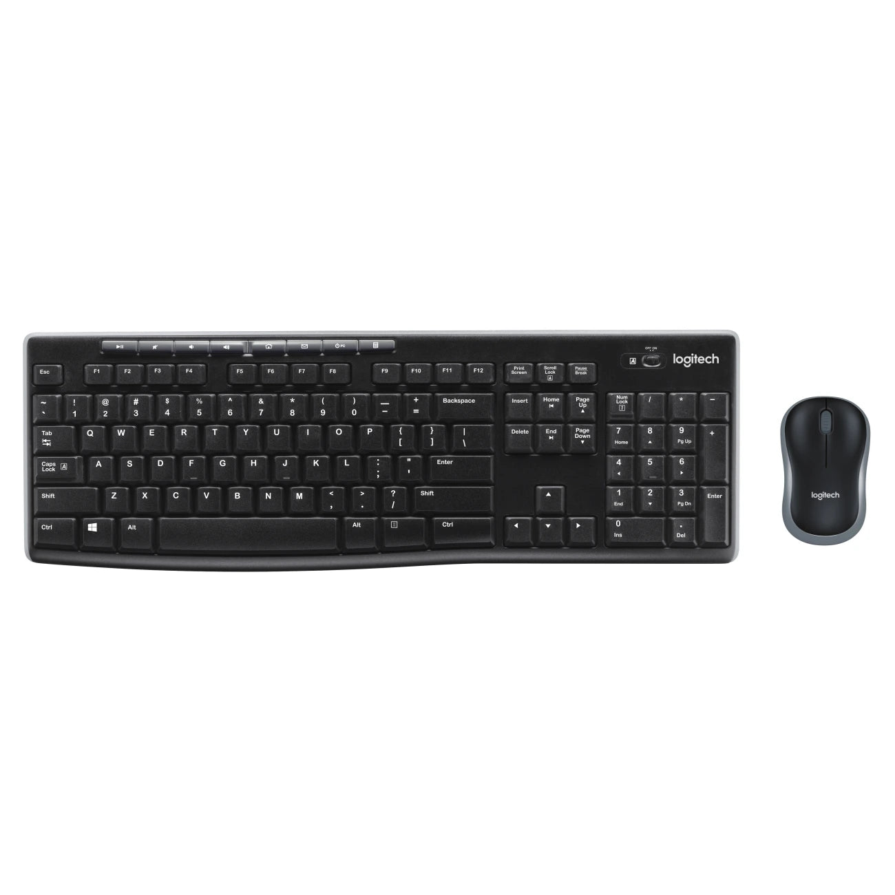 Logitech MK270 þráðlust lyklaborð og mús - Nordic
