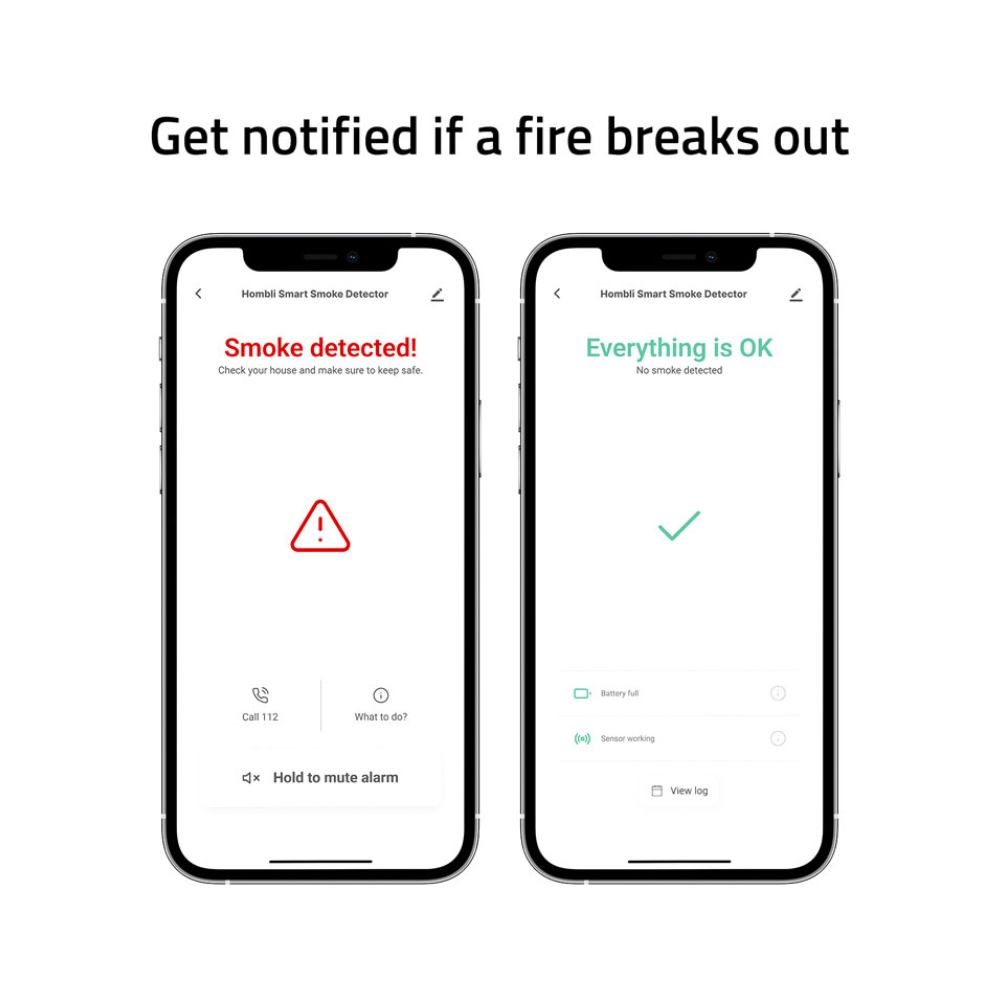 Hombli Smart Smoke Detector - Grár