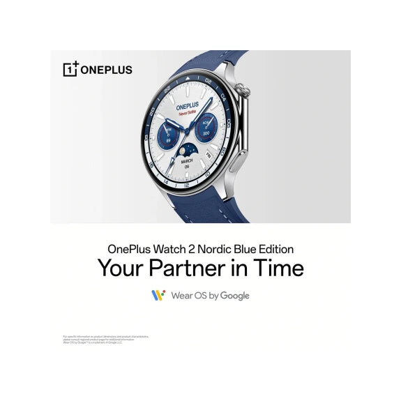 OnePlus Watch 2 - Nordic Blue Edition