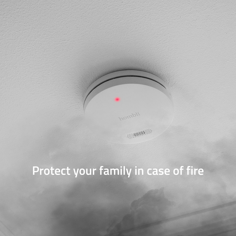 Hombli Smart Smoke Detector - Hvítur