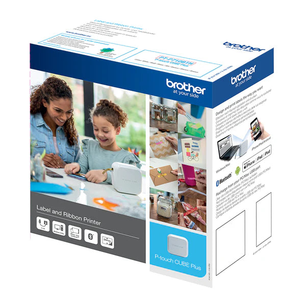 BROTHER P-touch P710BT "CUBE PLUS" white Model