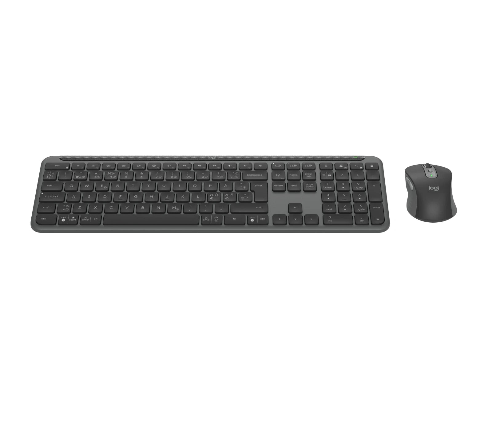 Logitech Signature Slim MK950 Lyklaborð og mús - Nordic
