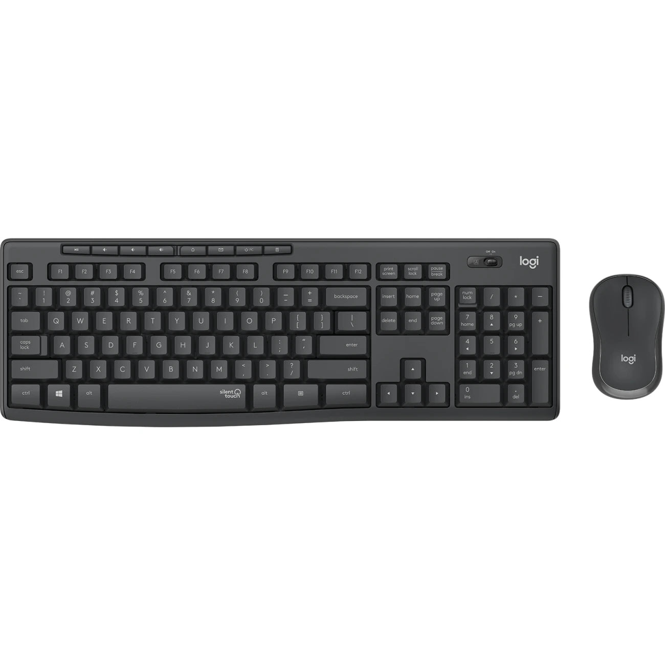 Logitech MK295 Silent þráðlaust lyklaborð og mús - Nordic