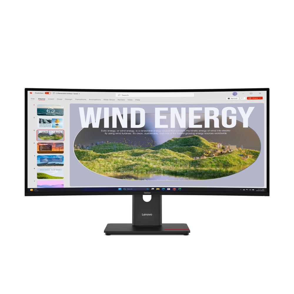 Lenovo ThinkVision P34w 34" 3440x1440 3800R USB-C/DP/HDMI 60Hz