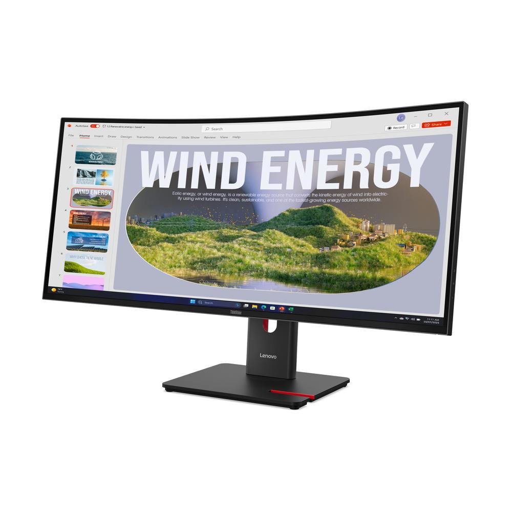 Lenovo ThinkVision P34w 34" 3440x1440 3800R USB-C/DP/HDMI 60Hz
