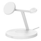 BELKIN 3-I-1 QI2 15W Hleðslustandur - Hvítur