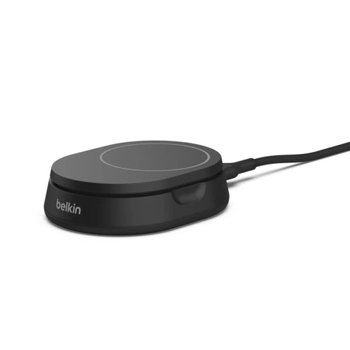 Belkin BoostCharge 2in1 15W þráðlaus hleðslustandur svartur