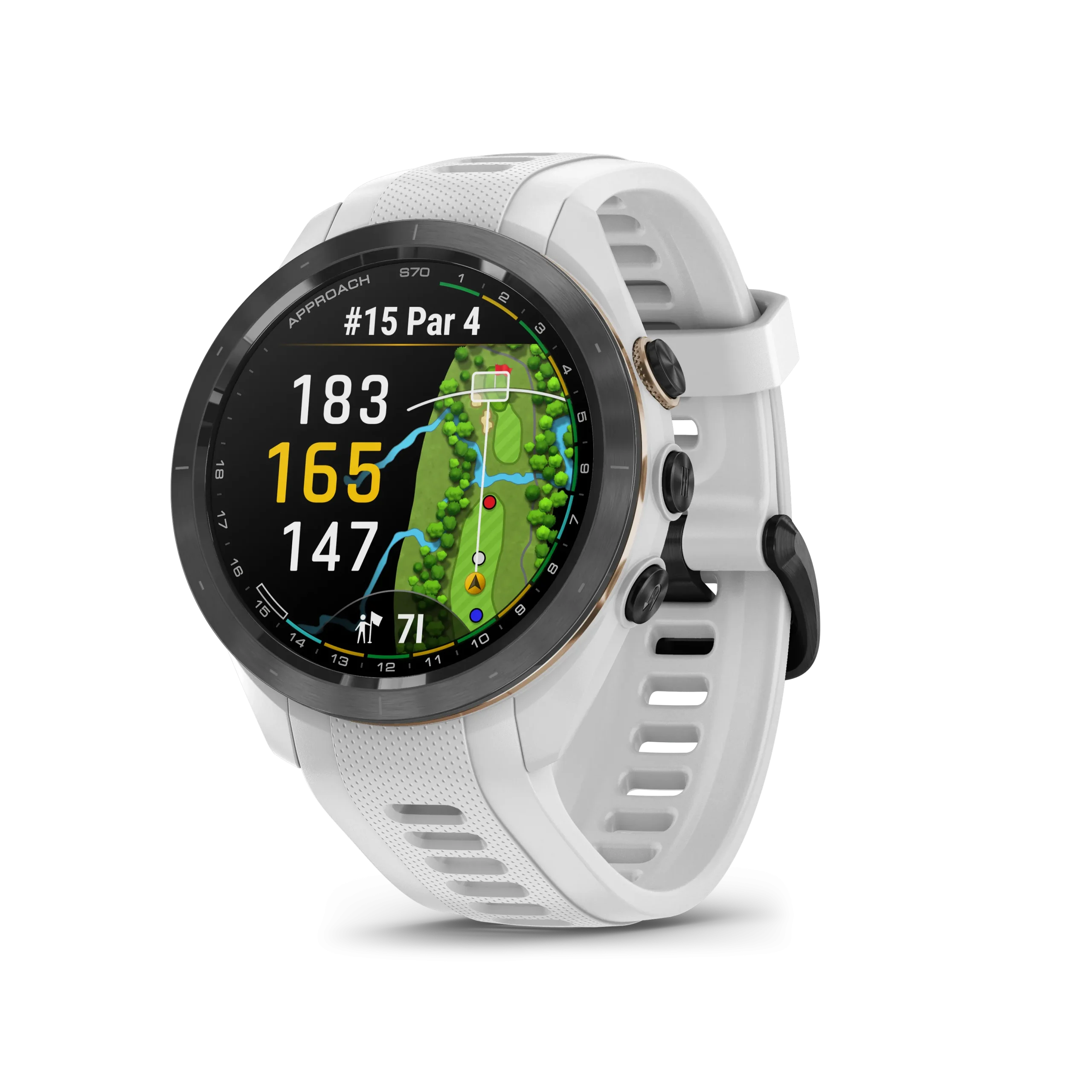 Garmin Approach S70 42mm - Hvítt