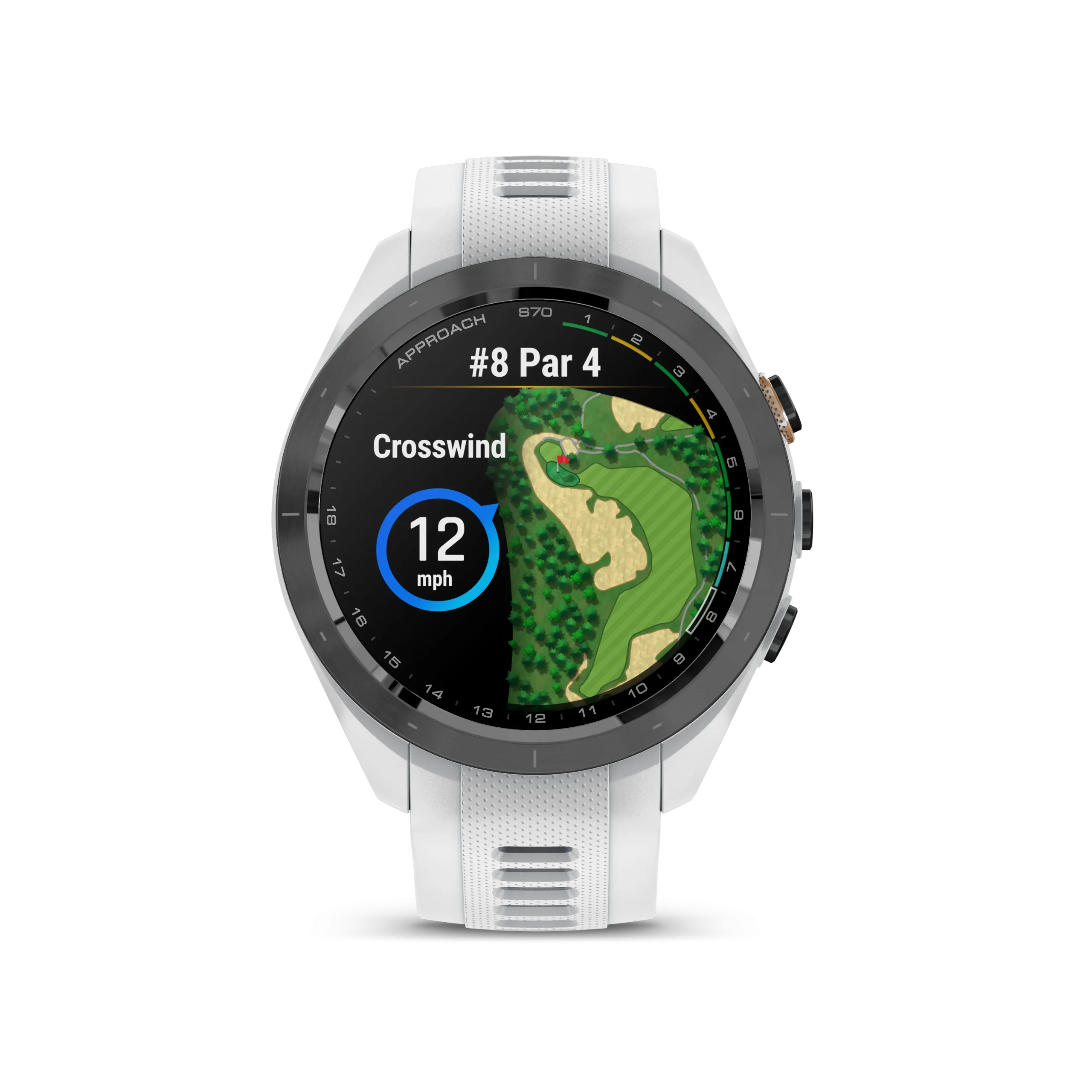 Garmin Approach S70 42mm - Hvítt