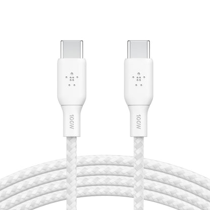 Belkin 100W USB-C to USB-C Braided Cable 3M