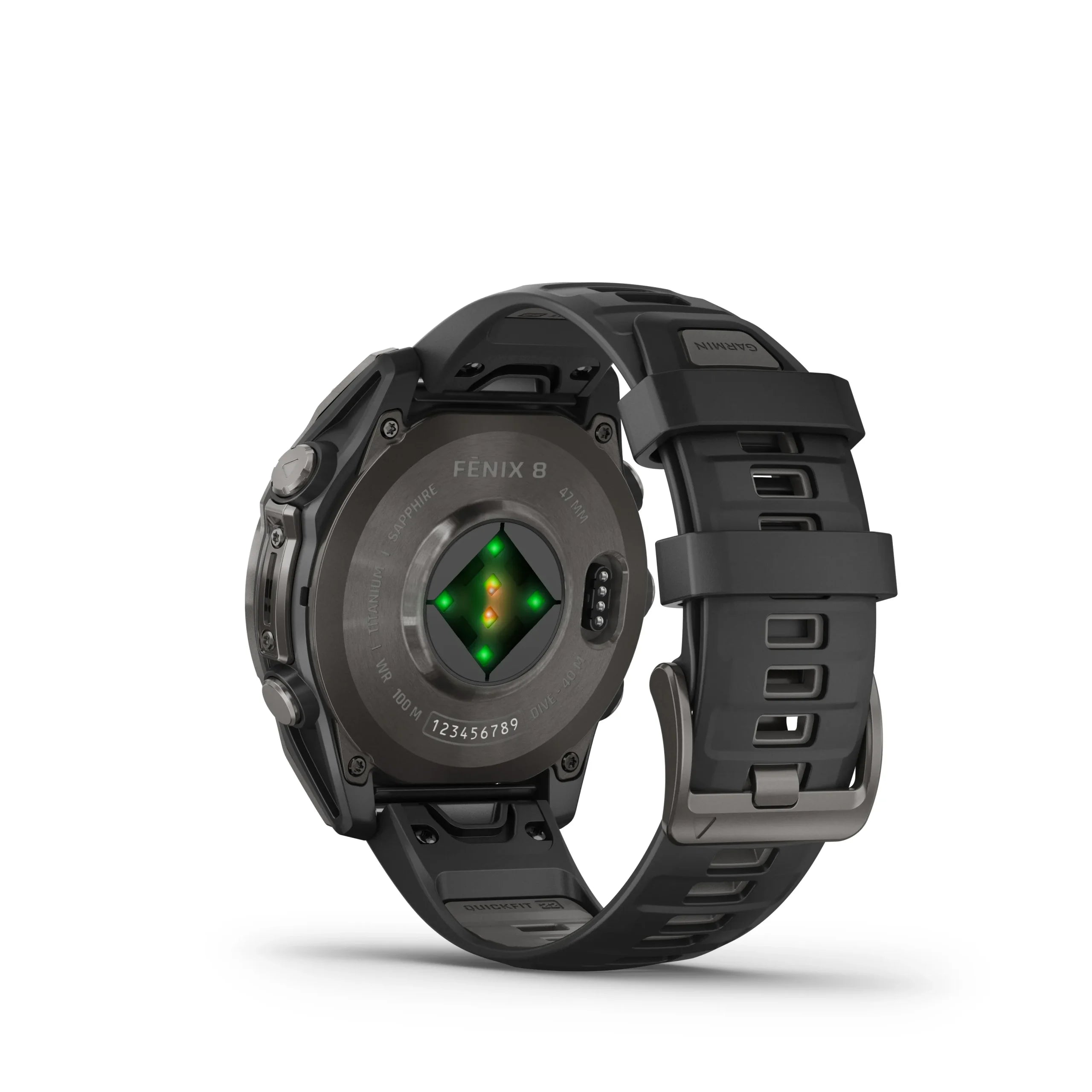 Garmin Fenix 8 47mm, AMOLED Sapphire – Kolgrátt