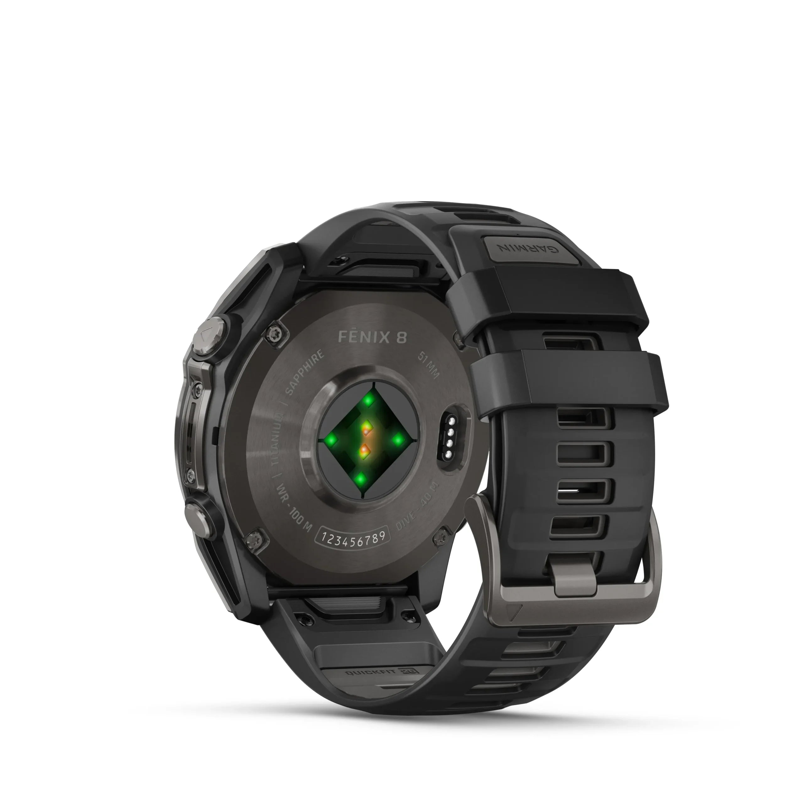 Garmin Fenix 8 51mm, AMOLED Sapphire – Kolgrátt