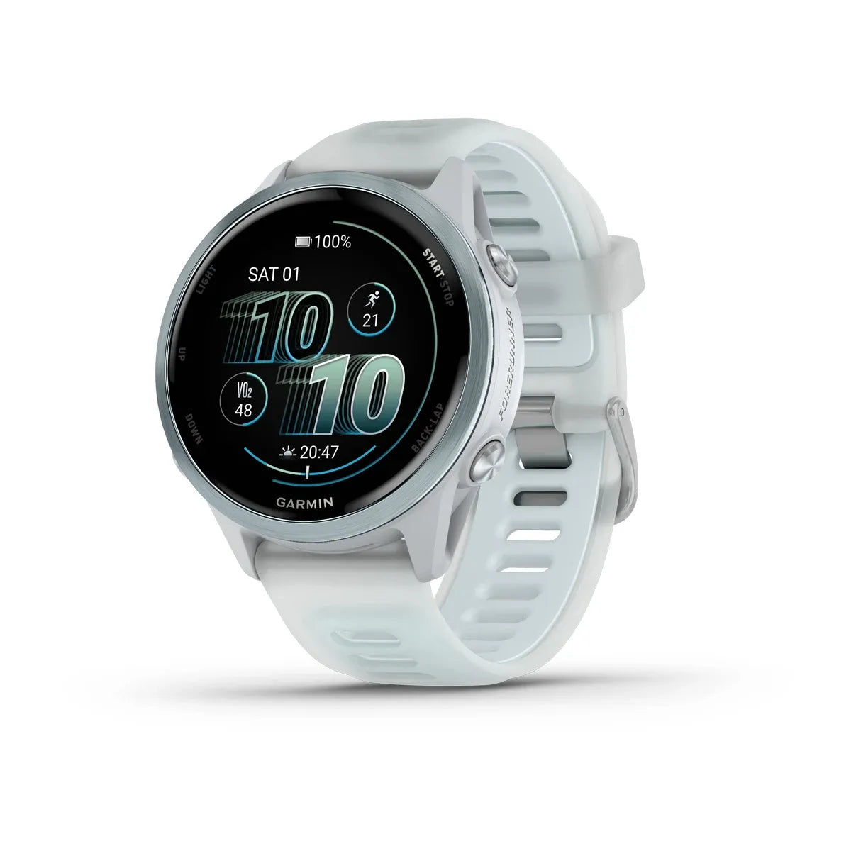 Garmin Forerunner 570 42mm - Steinhvítt/Skýjablátt