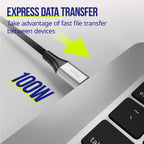 Allity USB-C - USB-C 1.0m 100W (Braided)