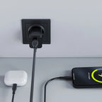 Allity Wall Charger GaN PD 20w USB-C/USB-A - Black