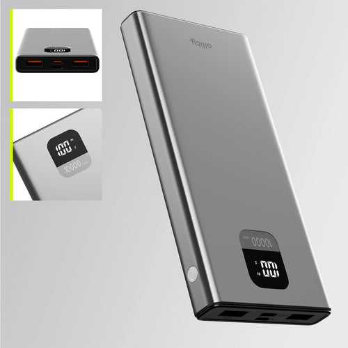 Allity Power Bank PD QC 22.5W 10.000 mAh gray