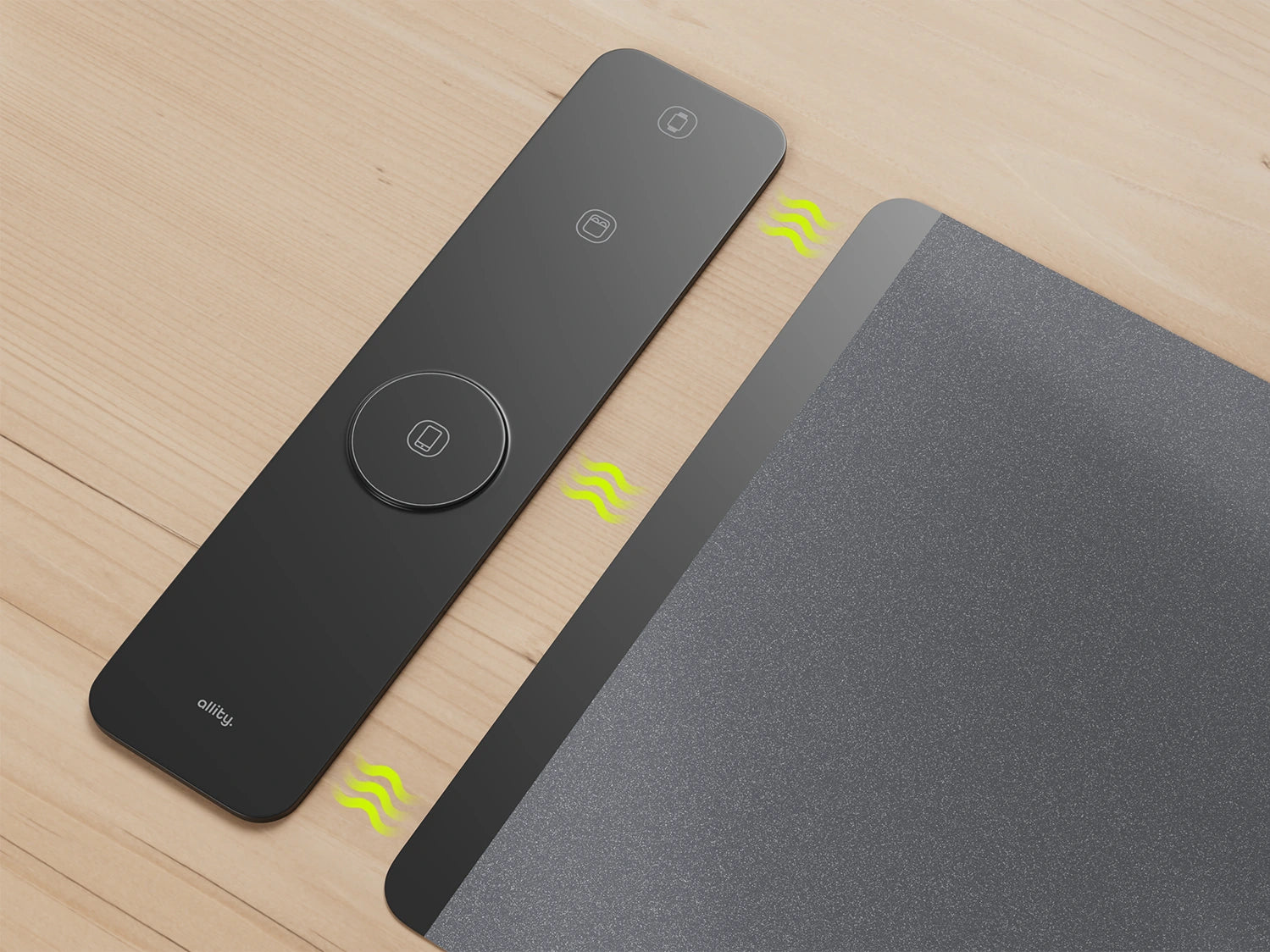 Allity 3in1 skrifborðsmotta og hleðsla.