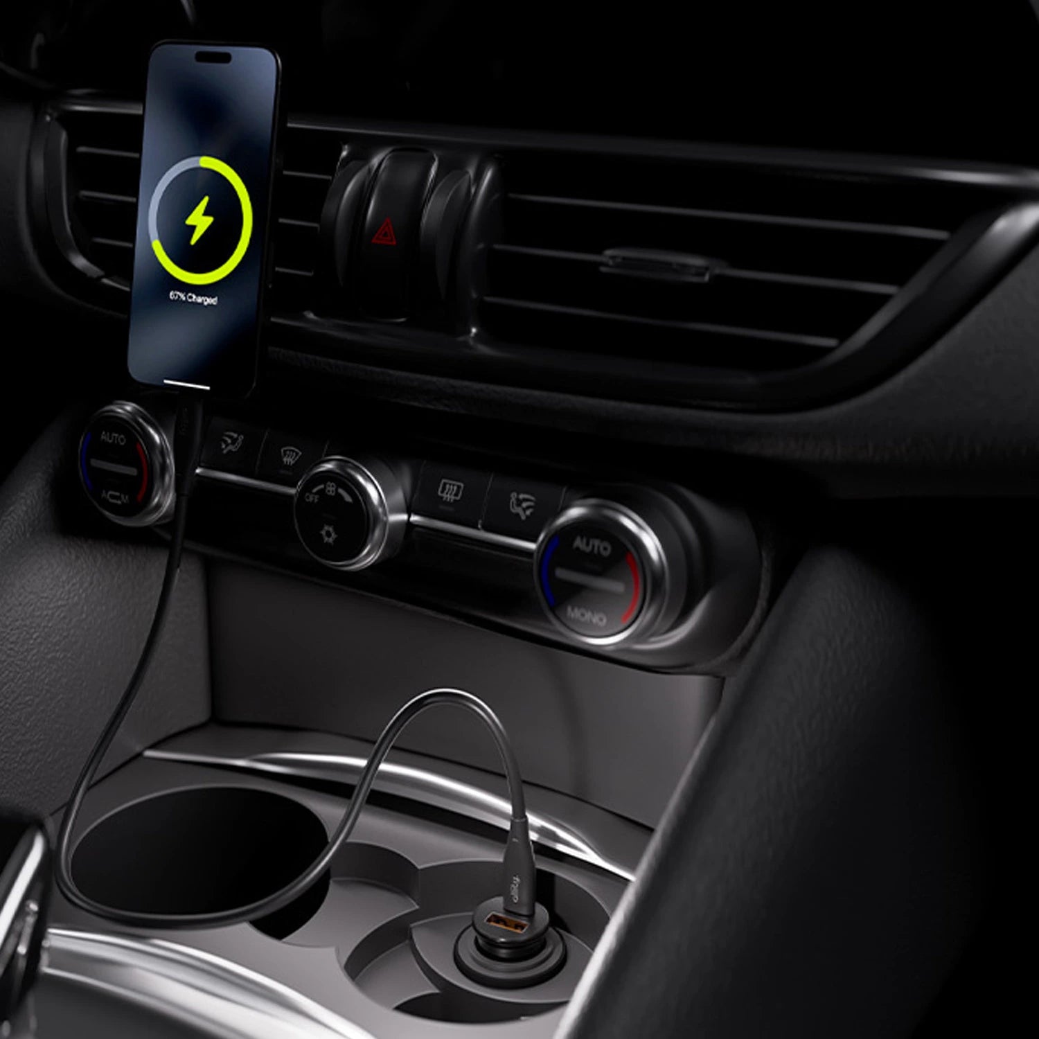 Allity Car Charger USB-C & USB-A 30w