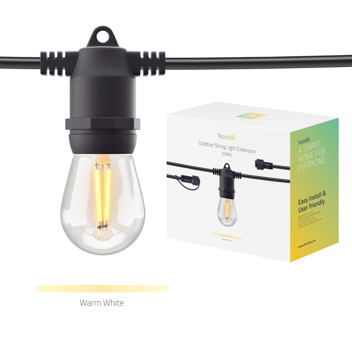 Hombli Smart Outdoor Light String Extension (5m)