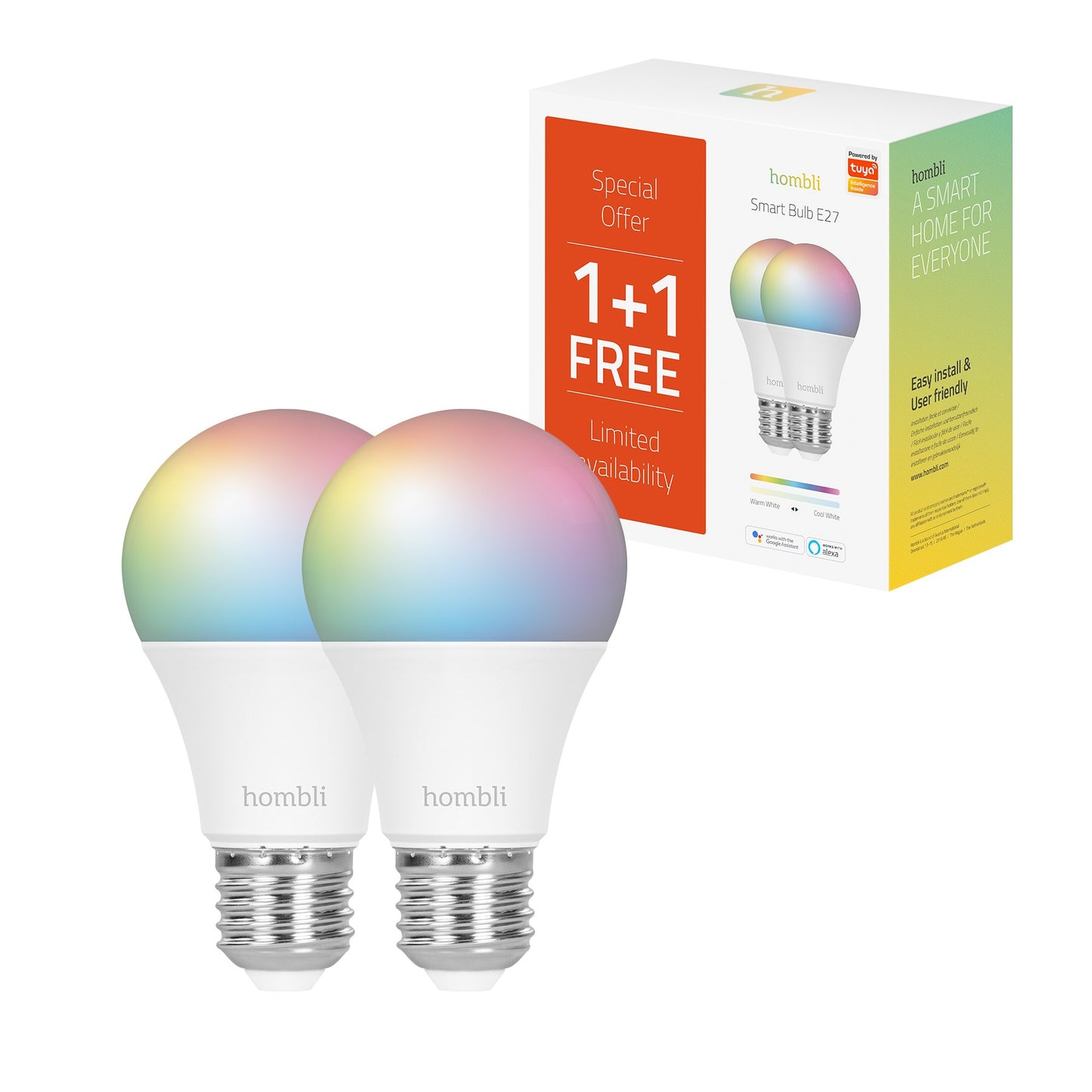 Hombli Smart Bulb 9W 1+1