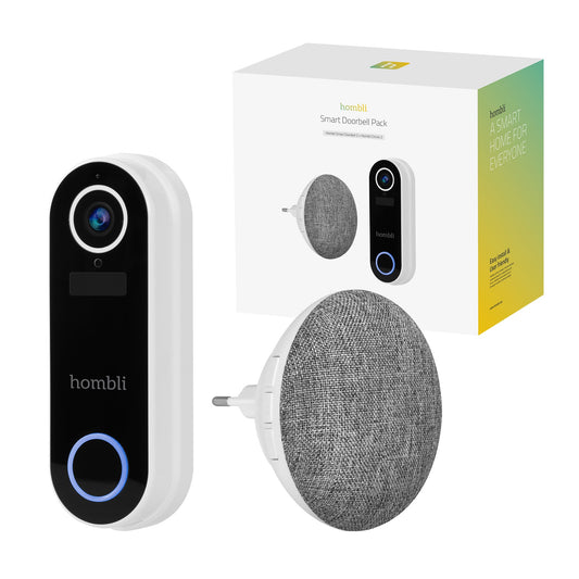 Hombli Smart Doorbell 2 Pack (Doorbell 2 + Chime 2)