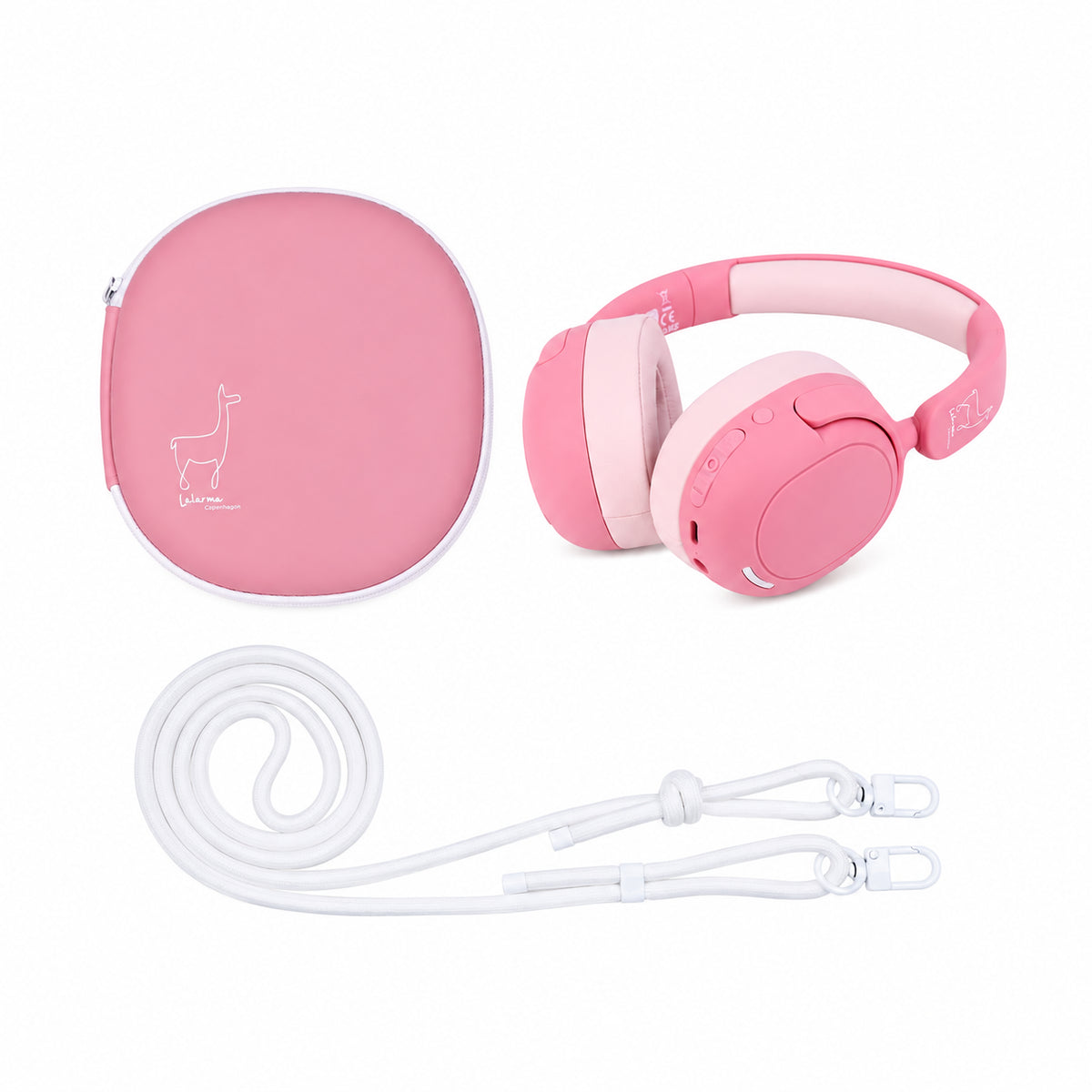 Lalarma ANC hybrid headphones - Rose