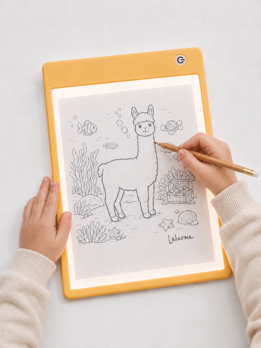 Lalarma Sketch lightpad - yellow