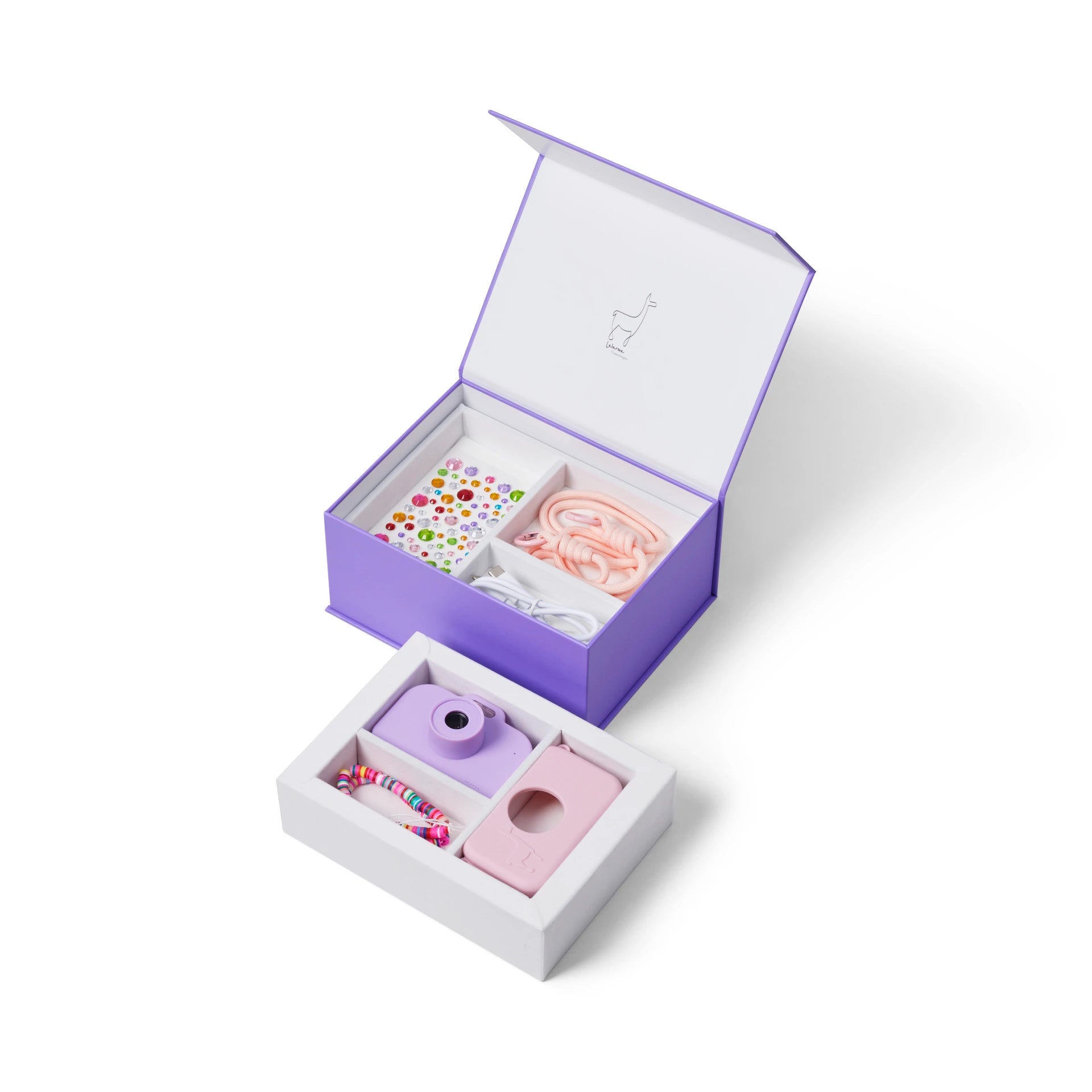 Lalarma myndavél - Bleik/Fjólublá