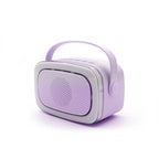 LALARMA KARAOKE WITH LIGHTS AND TWO MICROPHONE - Purple