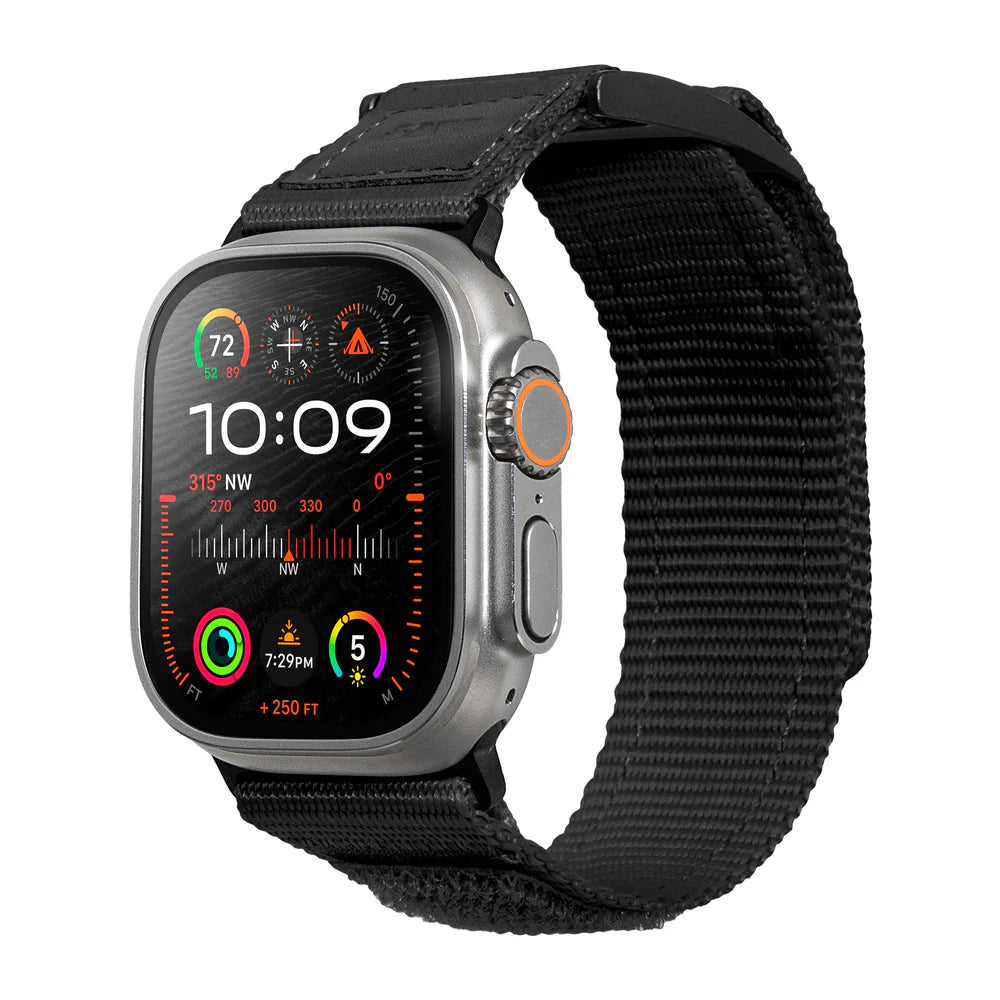 LAUT Champ Sport Watch Strap 42/44/45/49mm - Black