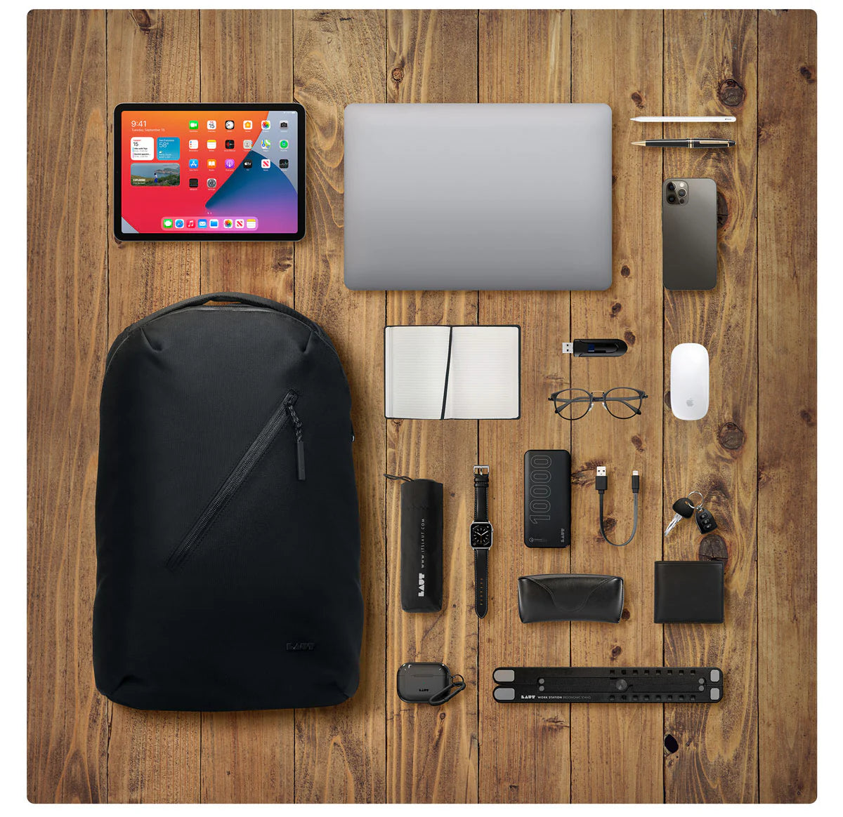 Laut Urban City Day 12l bakpoki - Black