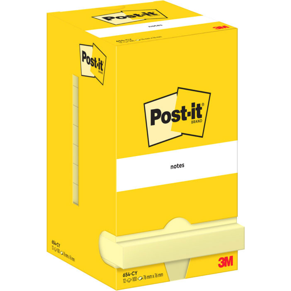 3M Post-it Z-Notes 76x76 yellow (12)