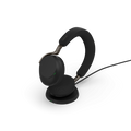 Jabra Evolve3 75 MS – Link390c Black með hleðsludokku