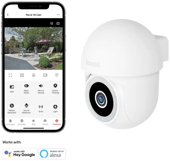HOMBLI Smart Pan & Tilt Cam (indoor/outdoor)