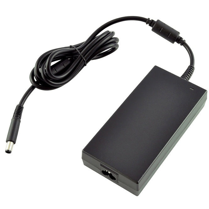 LUNE Dell 180W power adapter for Precision mobile workstations and Latitude E-series laptops in black.