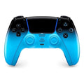 LUNE Sony PlayStation 5 DualSense wireless controller in Rythm Blue with black gradient and ergonomic design.