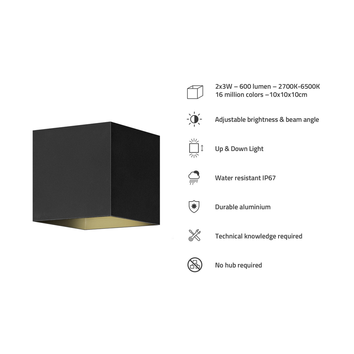 Hombli Smart Outdoor Wall Light v2