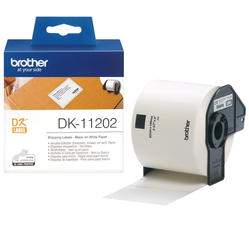 Brother DK-11202 límmiðarúlla - 62x100 - 300 stk