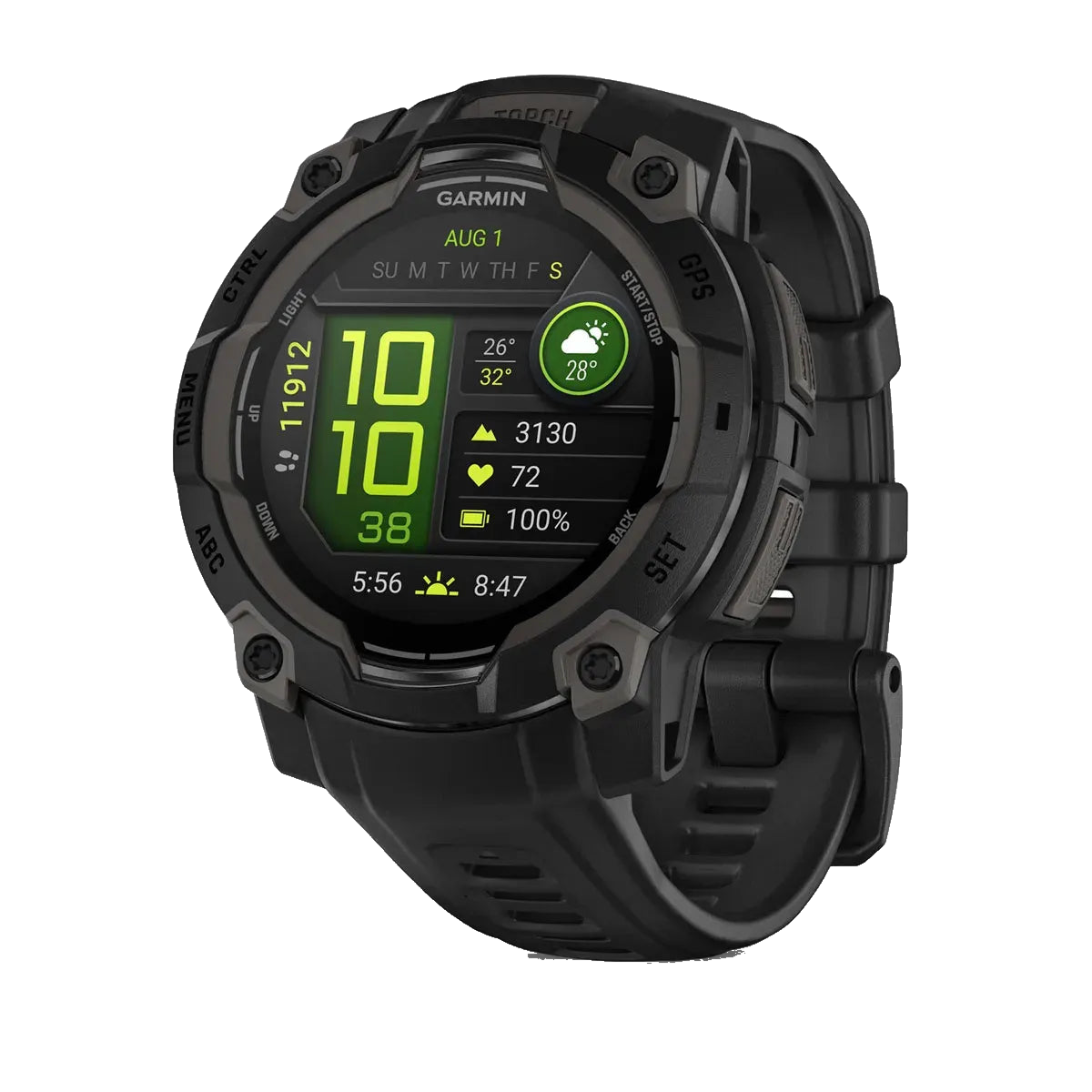 Garmin Instinct 3 45mm Amoled - Svart