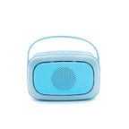 LALARMA KARAOKE WITH LIGHTS AND TWO MICROPHONE - BLUE