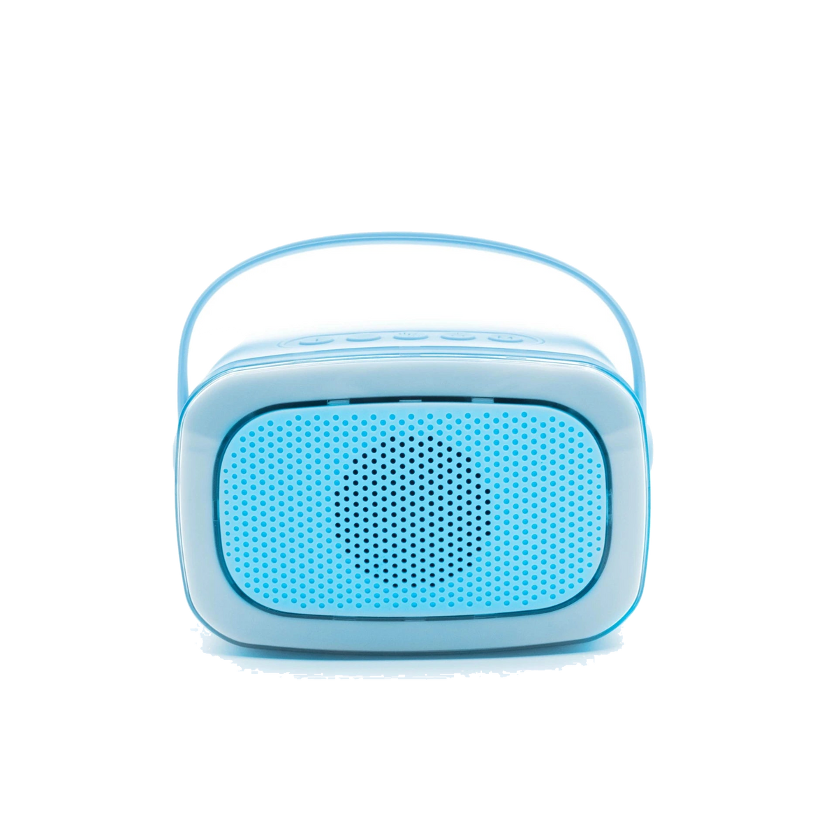 LALARMA KARAOKE WITH LIGHTS AND TWO MICROPHONE - BLUE